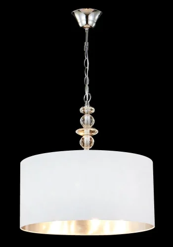 Светильник подвесной ARMANDO SP4 CHROME Crystal Lux белый 4 лампы, основание хром в стиле современный  фото 2